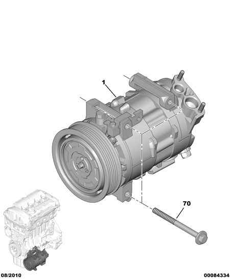 FIAT 6487 39 - Magnetic Clutch, air conditioner compressor parts5.com