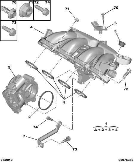 CITROËN 1636 31 - Корпус дроссельной заслонки parts5.com