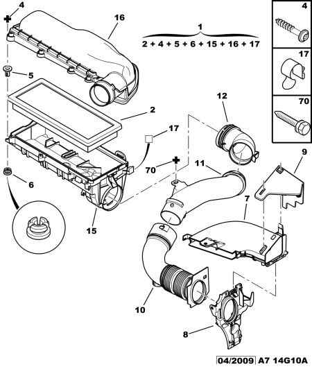 CITROËN 1440 E5 - Воздушный фильтр parts5.com