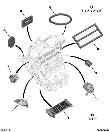 PEUGEOT (DF-PSA) 6441 AA - Сопротивление, реле, вентилятор салона parts5.com