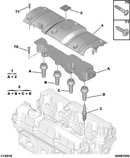 PEUGEOT (DF-PSA) 5960 F3 - Свеча зажигания parts5.com