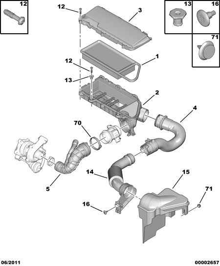 PEUGEOT 1434.13 - Рукав воздухозаборника, воздушный фильтр parts5.com