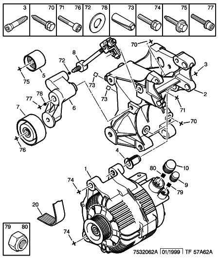 CITROËN/PEUGEOT 5750 GP - V-Ribbed Belt parts5.com