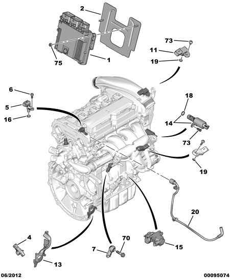 CITROËN 1920 LS - Датчик импульсов, коленвал parts5.com