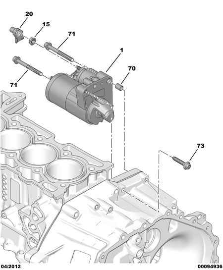 CITROËN 5802 AR - Стартер parts5.com