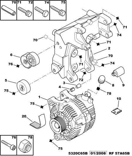 CITROËN 5705 AS - Генератор parts5.com