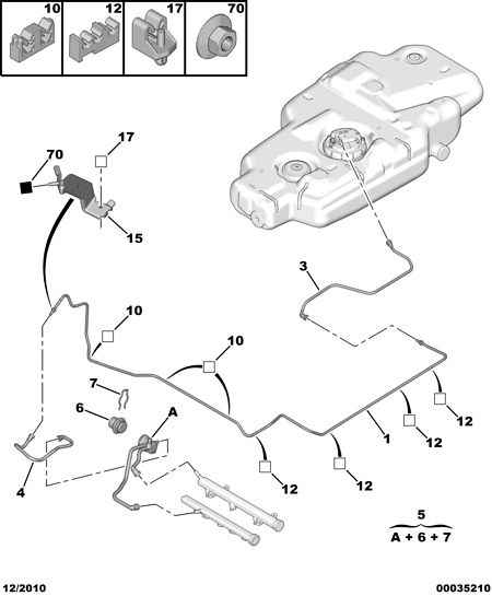 PEUGEOT (DF-PSA) 1563 J8 - Регулятор давления подачи топлива parts5.com