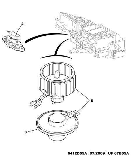 CITROËN 6441.T3 - Блок управления, отопление / вентиляция parts5.com