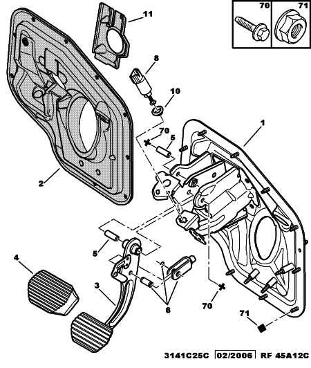 PEUGEOT 6925 W5 - Tensioner Pulley, timing belt parts5.com