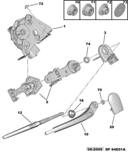 PEUGEOT 6426 XJ - Wiper Blade parts5.com