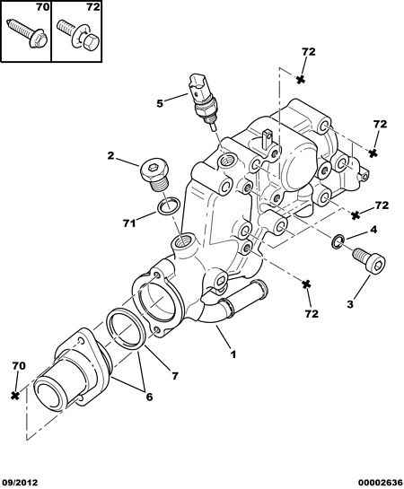 CITROËN 1336.P9 - Термостат, охлаждающая жидкость parts5.com