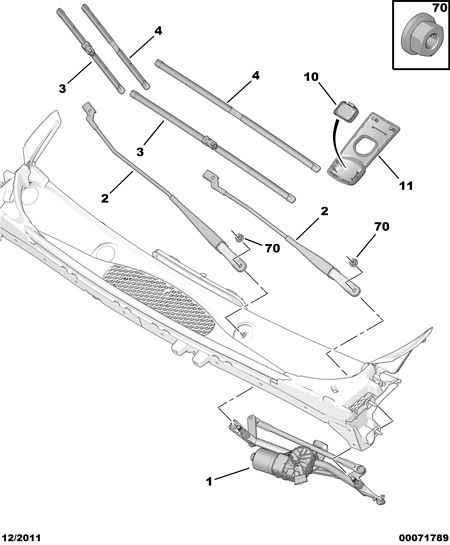 CITROËN 6423 44 - Щетка стеклоочистителя parts5.com