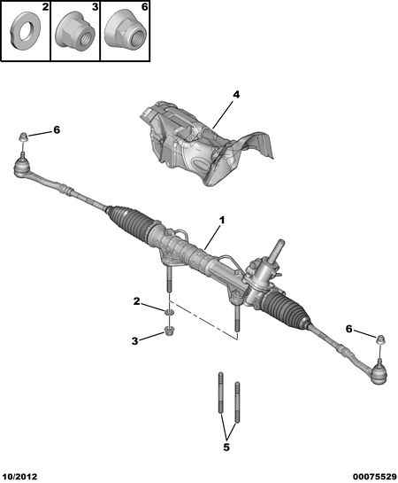 PEUGEOT 4001 81 - Рулевой механизм, рейка parts5.com