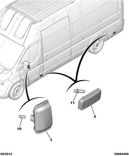 FIAT 6325 H0 - Фонарь указателя поворота parts5.com