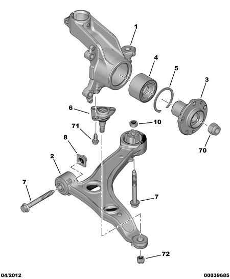 FIAT 3326.71 - Комплект подшипника ступицы колеса parts5.com