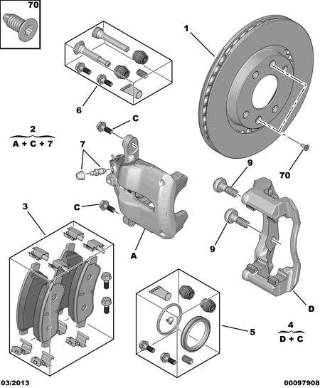 Vauxhall 4249 J6 - Тормозной диск parts5.com