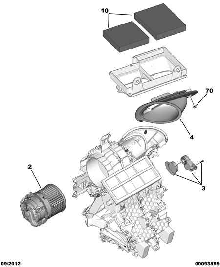 CITROËN/PEUGEOT 16 094 281 80 - Фильтр воздуха в салоне parts5.com