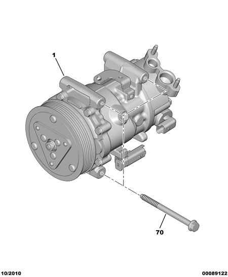 CITROËN 6487 08 - Compressor, air conditioning parts5.com