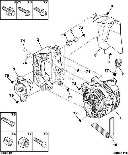 PEUGEOT 5705 FA - Генератор parts5.com