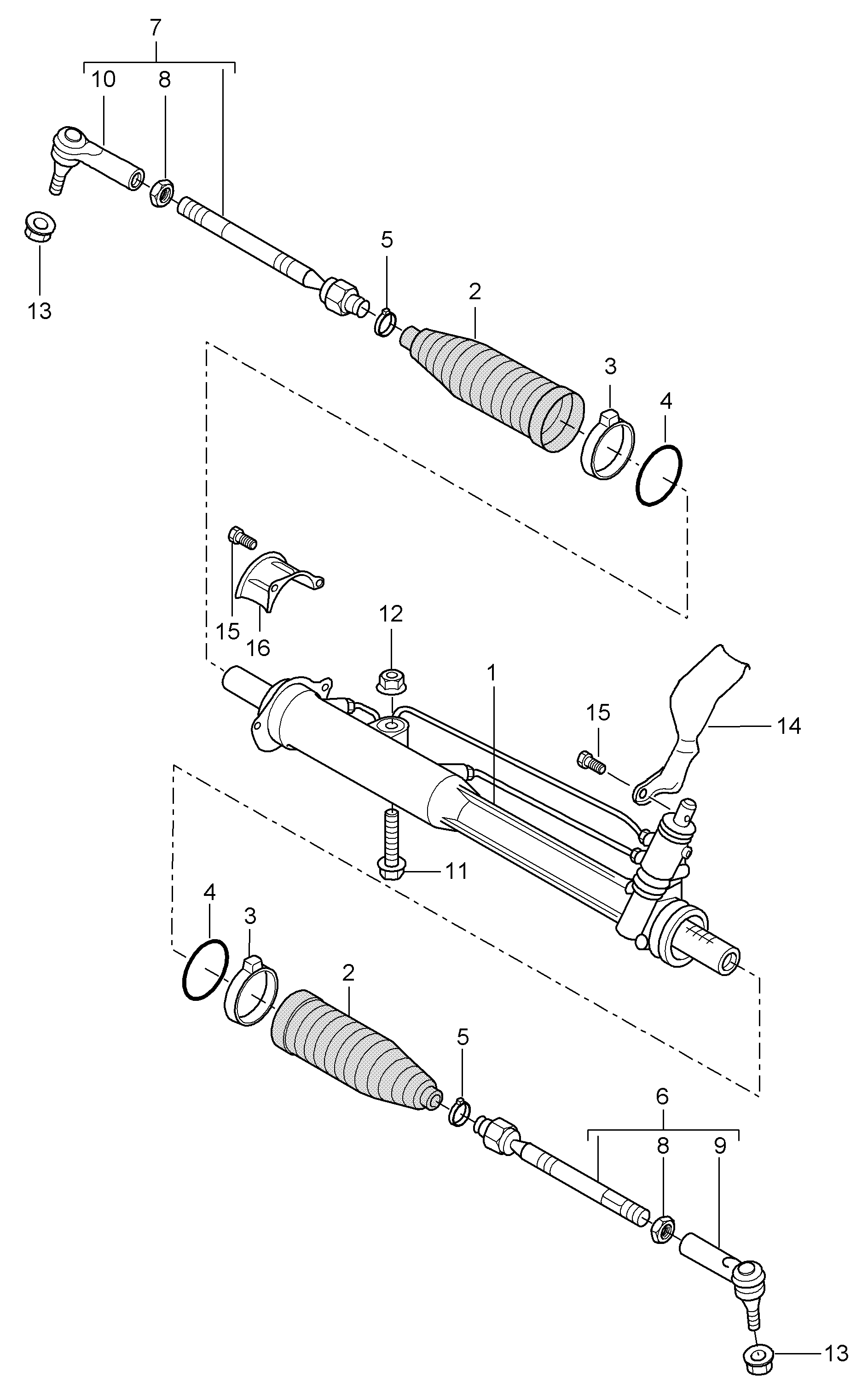 VW 955 347 032 22 - Осевой шарнир, рулевая тяга parts5.com