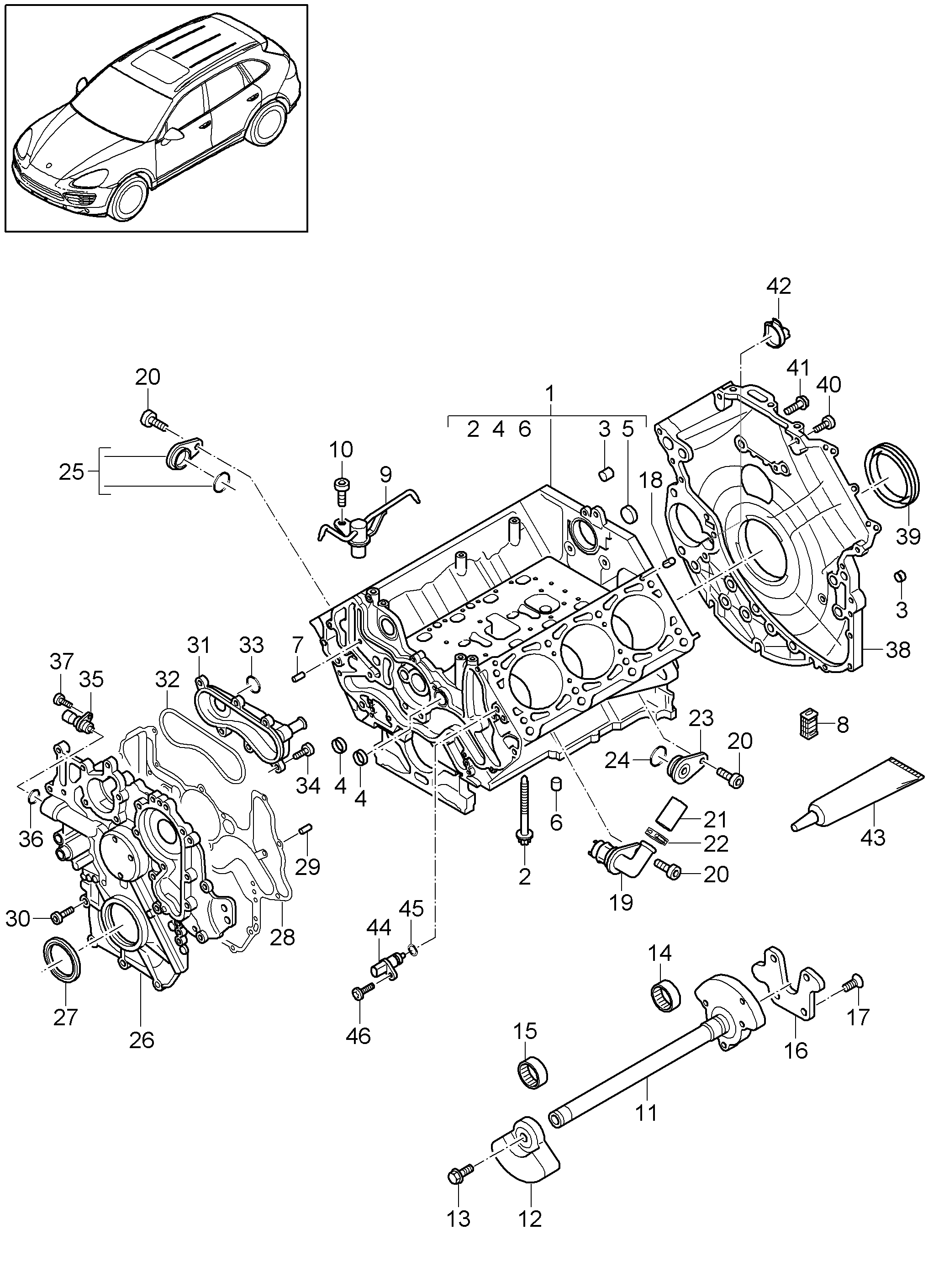 Porsche 958 606 623 20 - Датчик, температура охлаждающей жидкости parts5.com