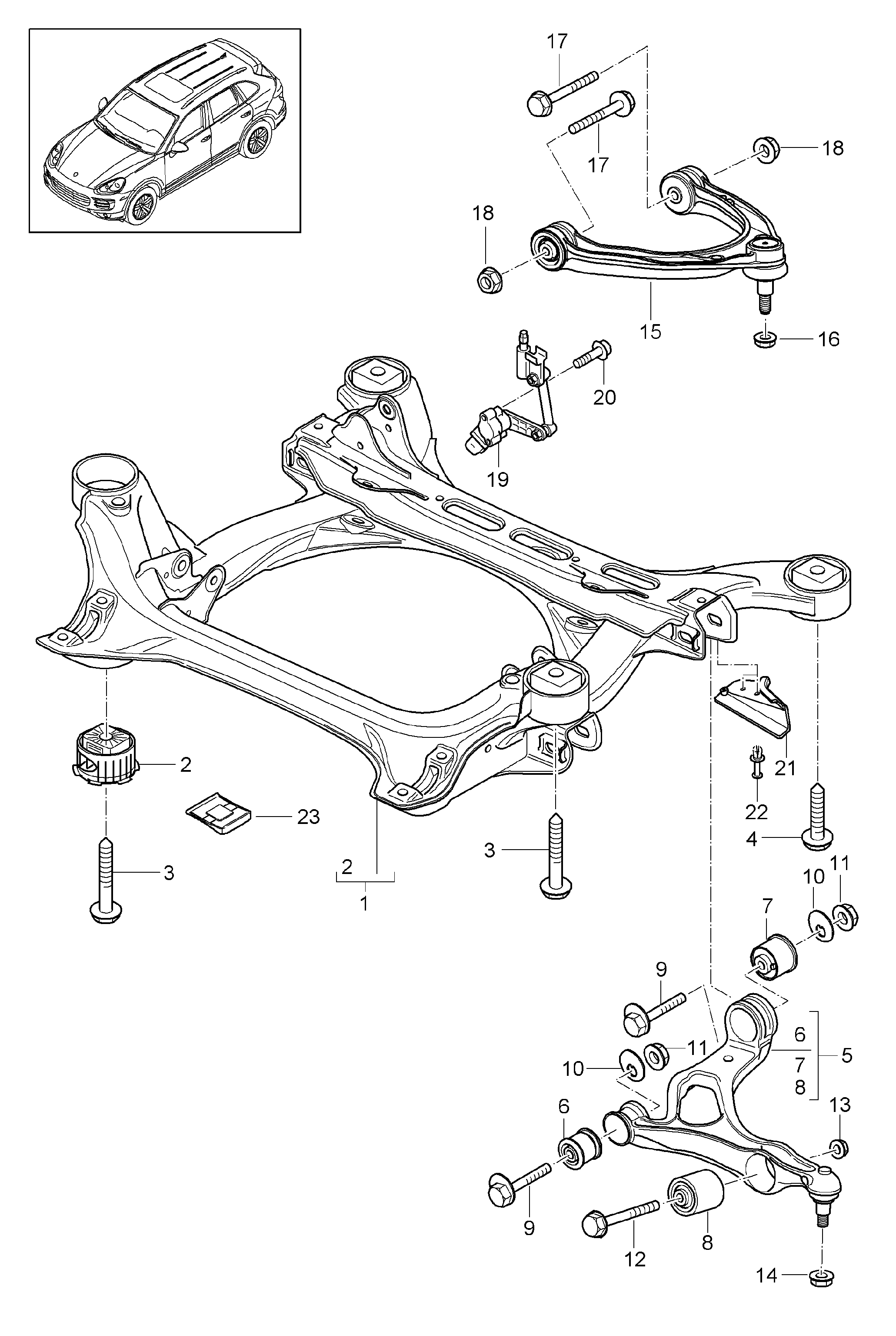 VW N  91009302 - Вспомогательная рама, агрегат опоры parts5.com