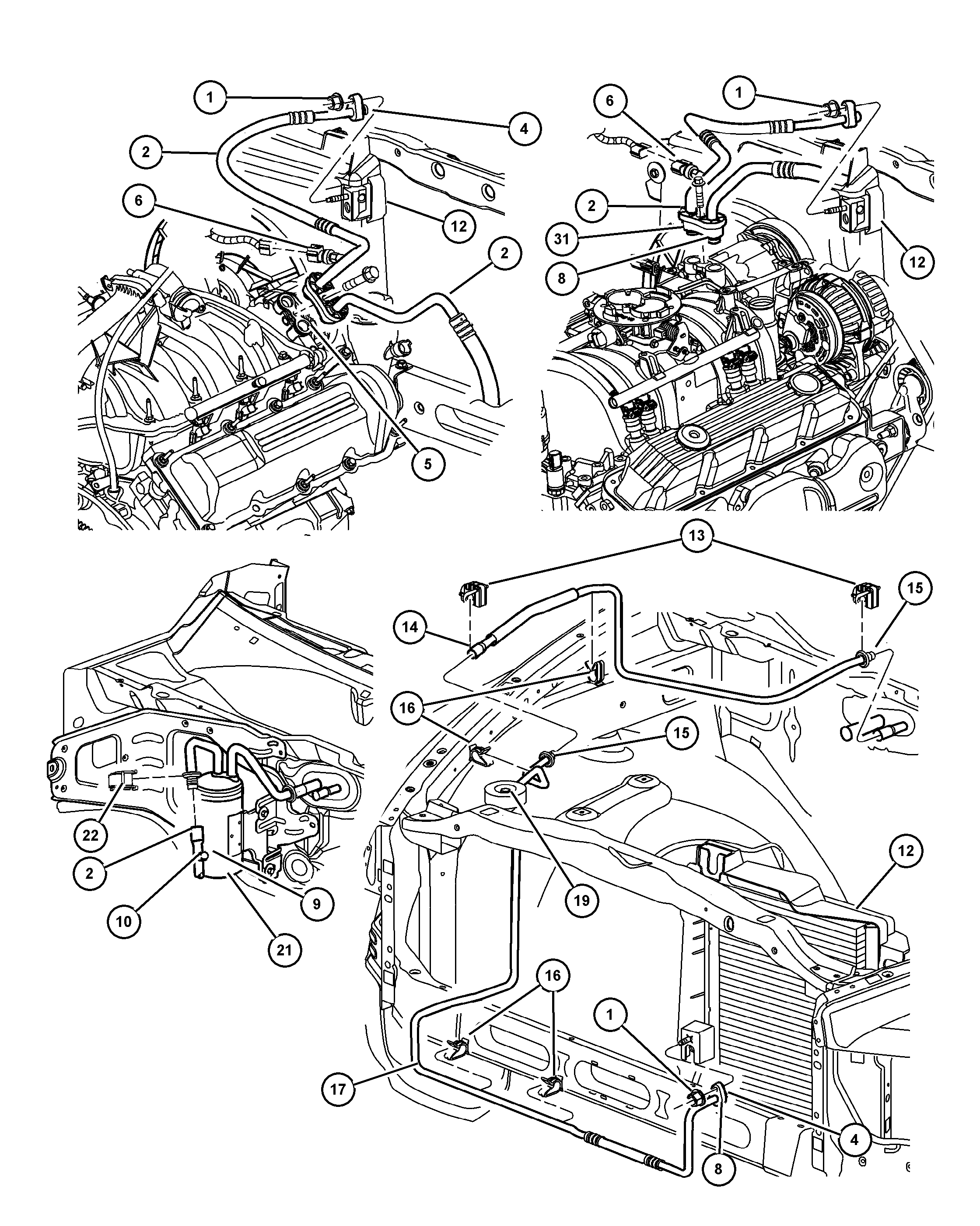 Chrysler 5073 618AA - O RING   TRANSDUCER parts5.com