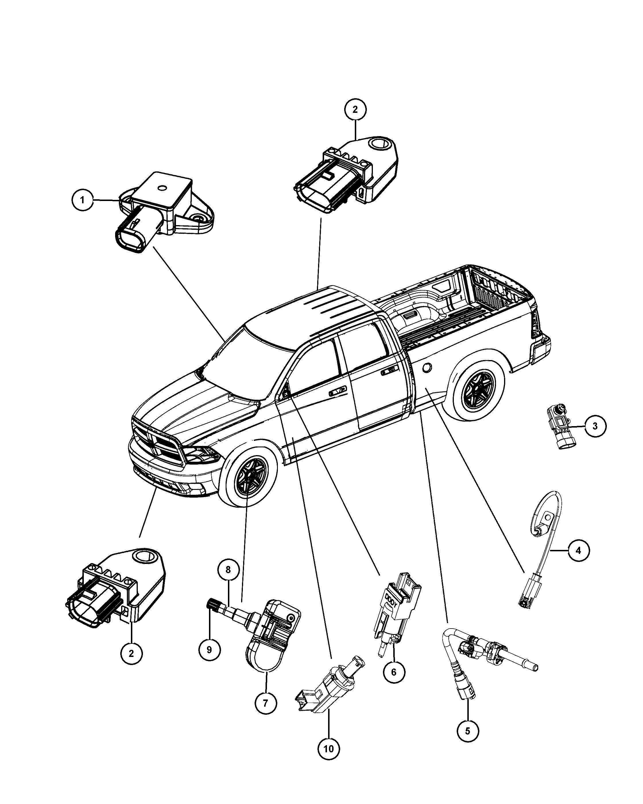 Opel 56029 398AB - Датчик давления в шинах parts5.com