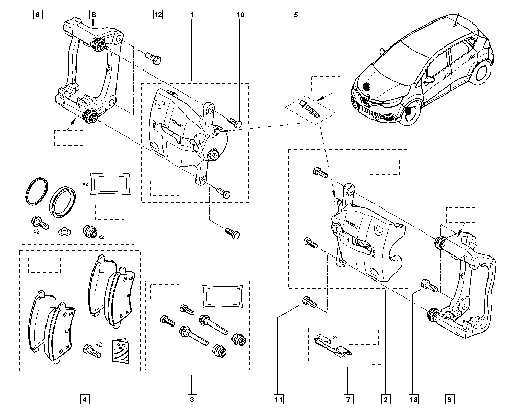 LADA 7701208333 - Тормозной суппорт parts5.com