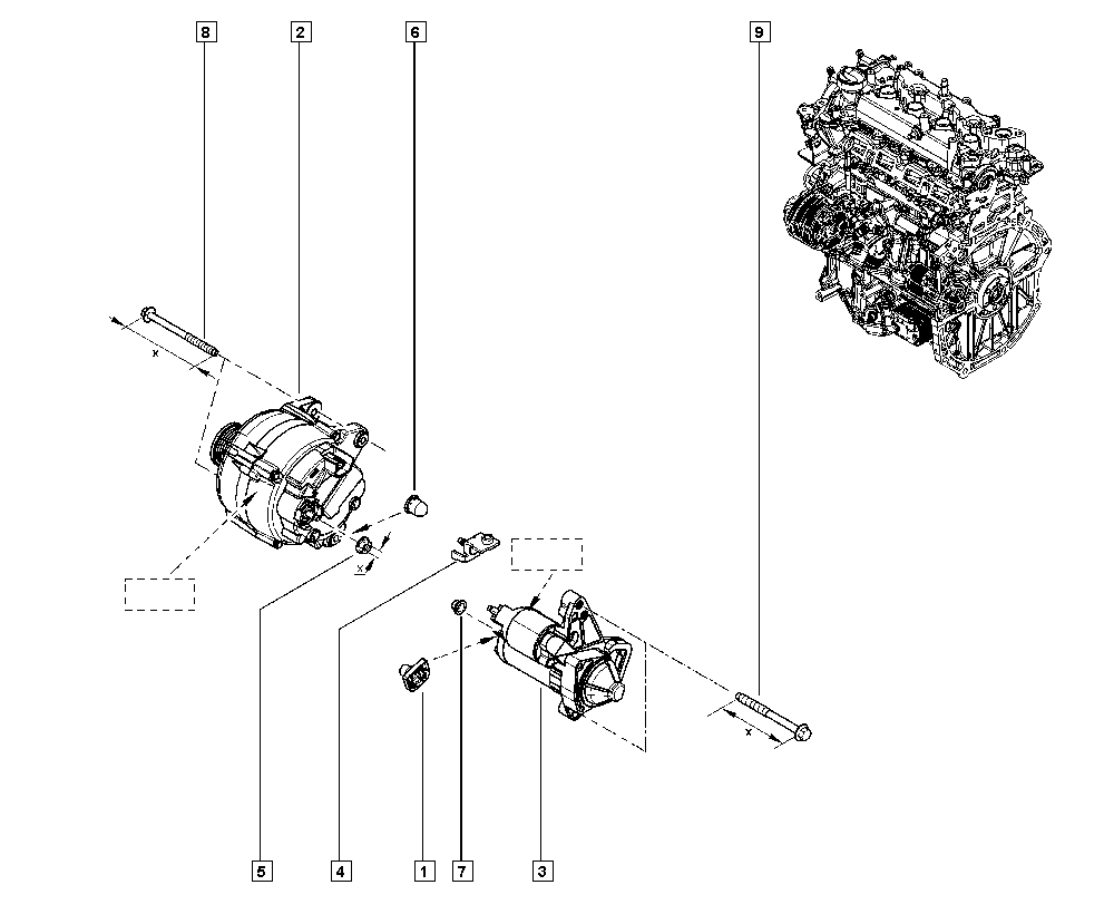 RENAULT 231002854R - Шкив генератора, муфта parts5.com