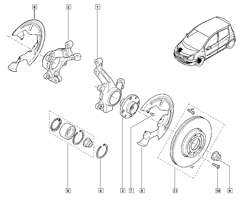 RENAULT 77 01 207 795 - Тормозной диск parts5.com