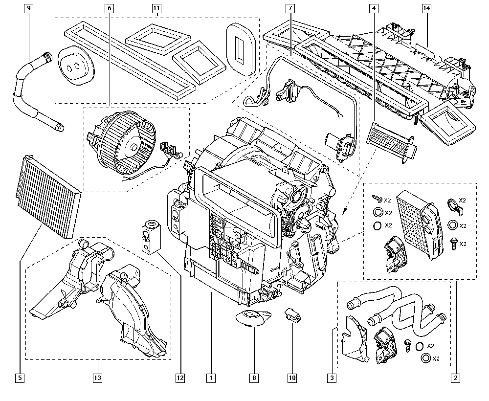 LADA 8201370532 - Фильтр воздуха в салоне parts5.com