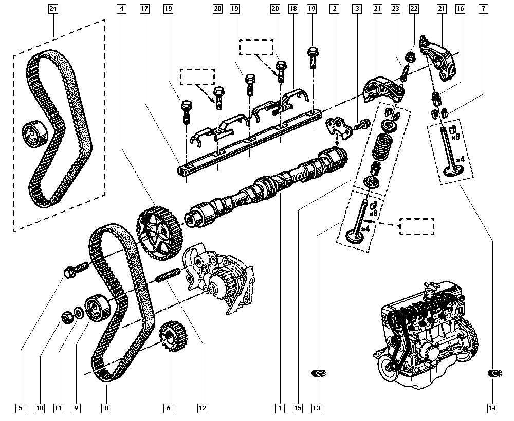 RENAULT 7701468419 - Выпускной клапан parts5.com