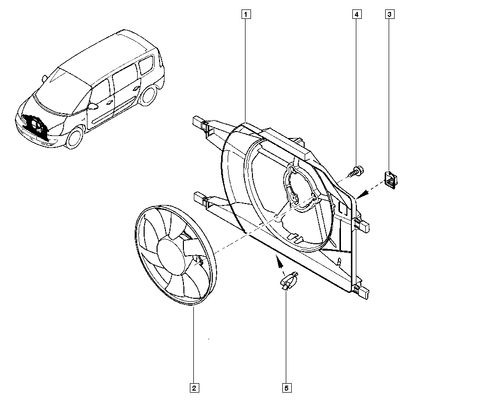 RENAULT TRUCKS 77 01 049 661 - Сопротивление, реле, вентилятор салона parts5.com