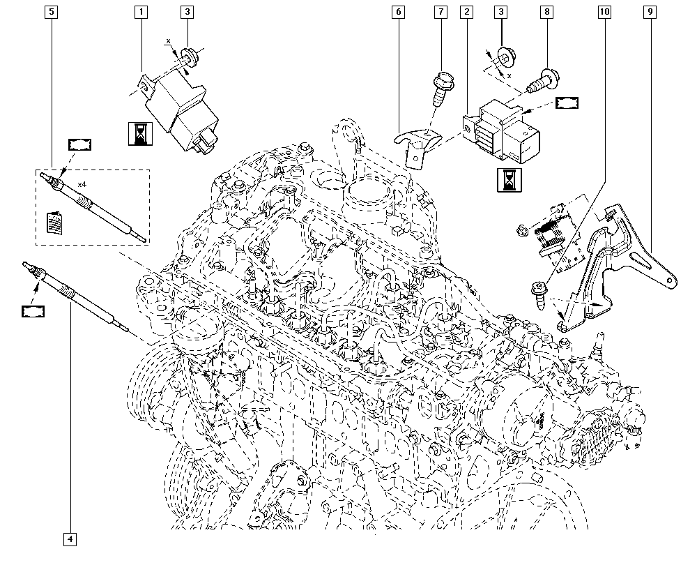 RENAULT 82 00 561 251 - Свеча накаливания parts5.com