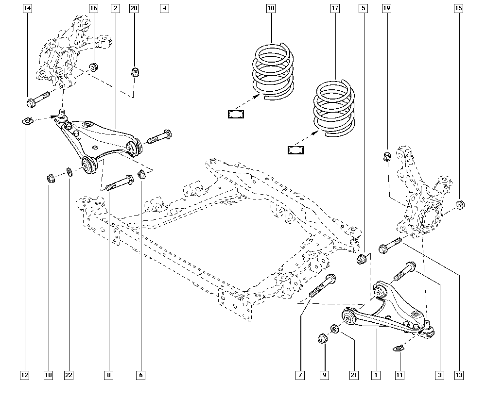 RENAULT 82 00 942 396 - Рычаг подвески колеса parts5.com