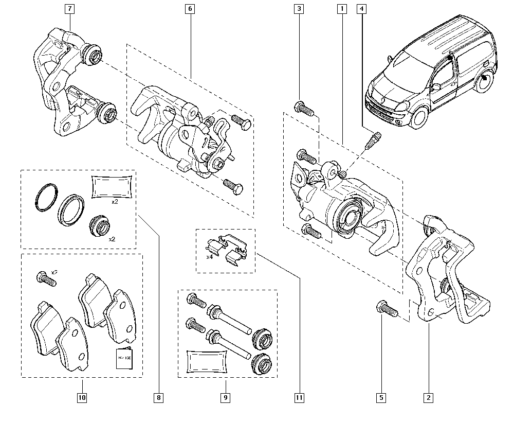 RENAULT 7701069239 - Комплект направляющей гильзы parts5.com