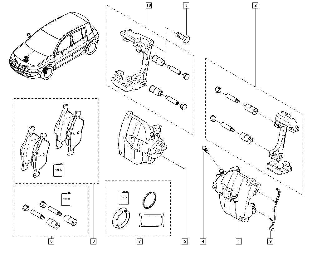 RENAULT 7701065266 - Тормозной суппорт parts5.com