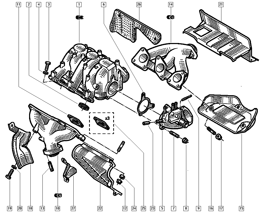 RENAULT 7703002960 - Болт parts5.com