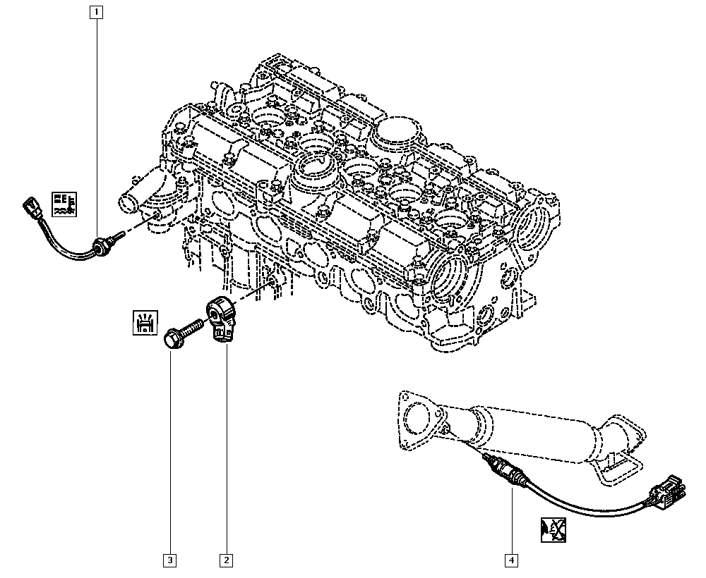 RENAULT 74 31 367 644 - Датчик детонации parts5.com