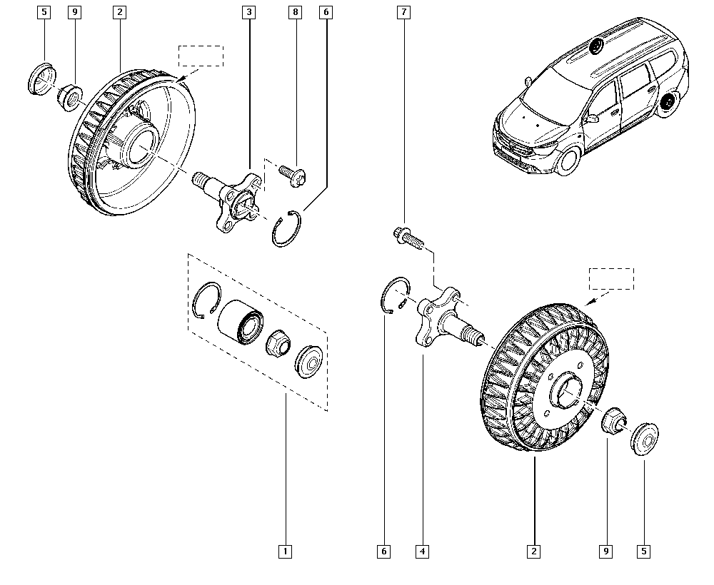 RENAULT 4320 073 20R - Тормозной барабан parts5.com