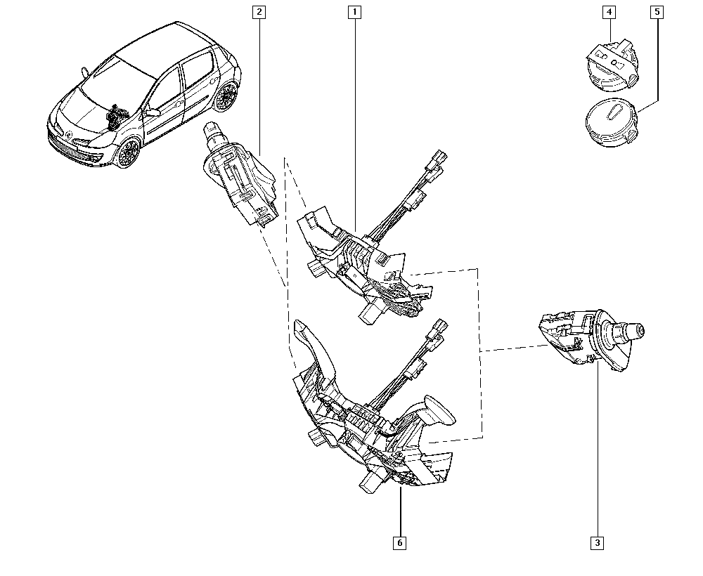 RENAULT 8201590618 - Витая пружина, подушка безопасности parts5.com