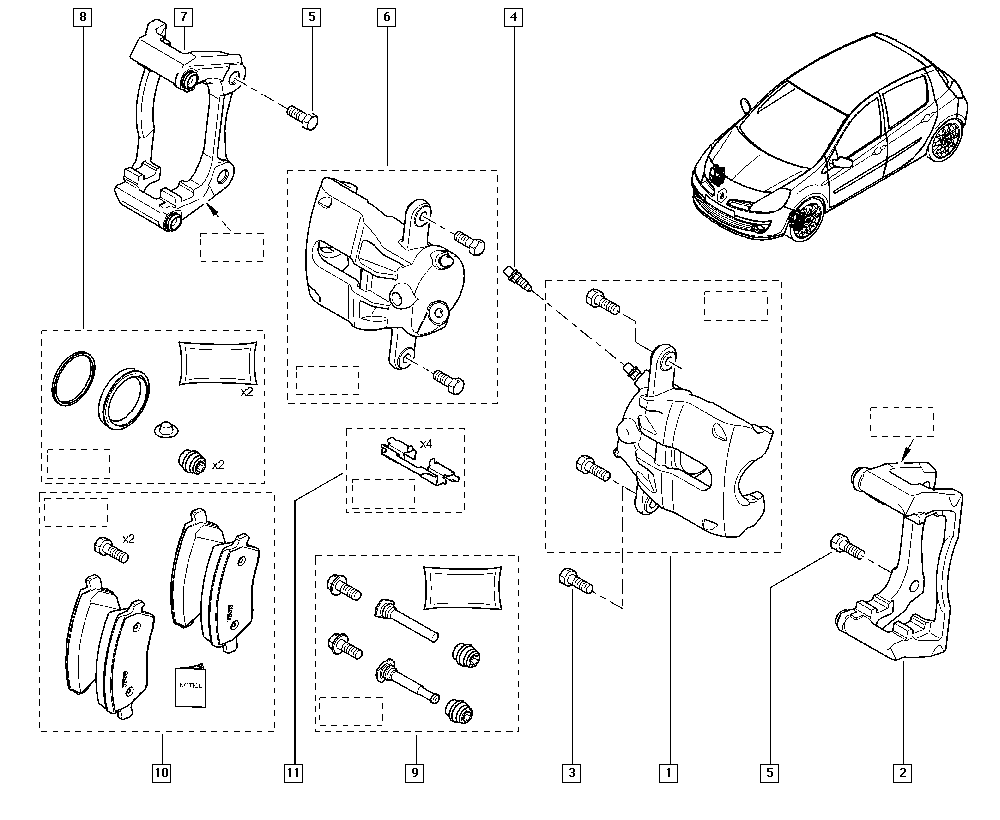 RENAULT 7701059704 - Комплект направляющей гильзы parts5.com