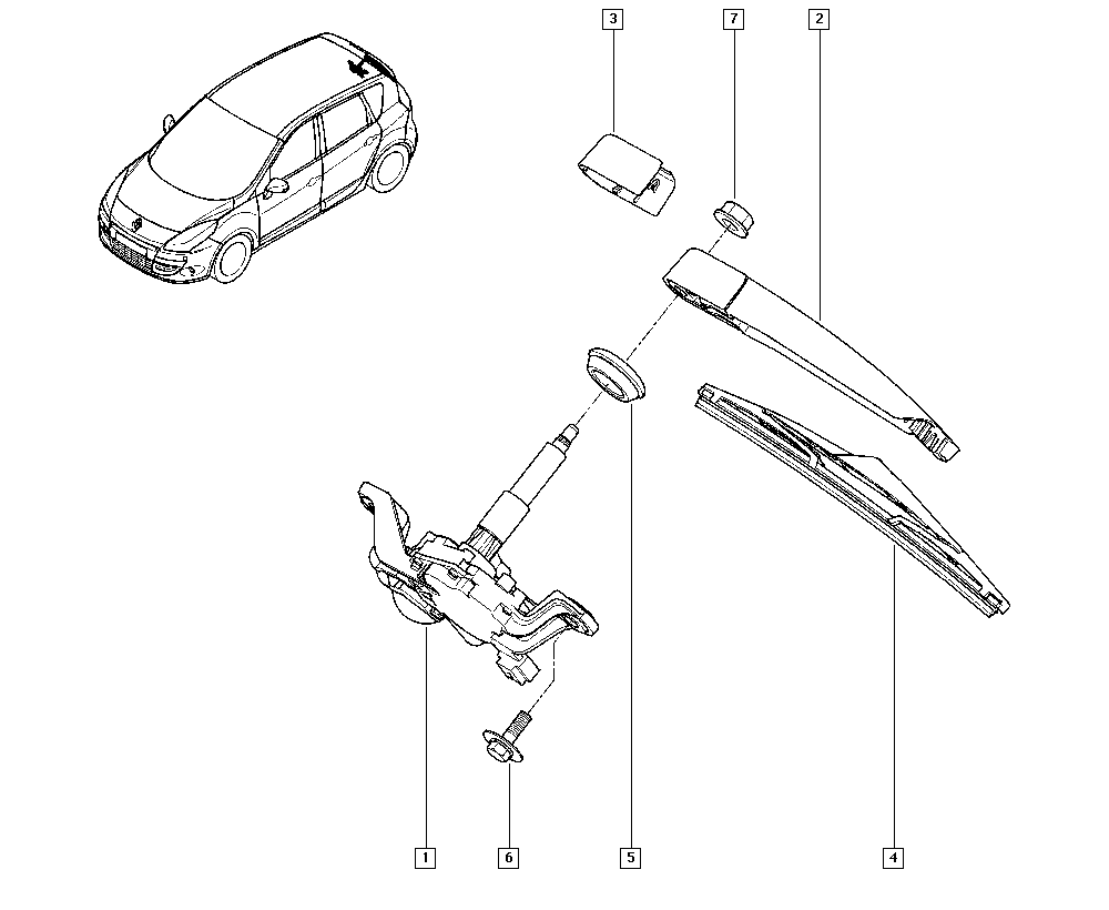 RENAULT 287909182R - Limpiaparabrisas parts5.com