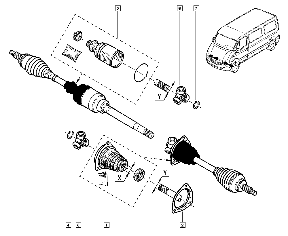 RENAULT 7701470910 - Пыльник, приводной вал parts5.com