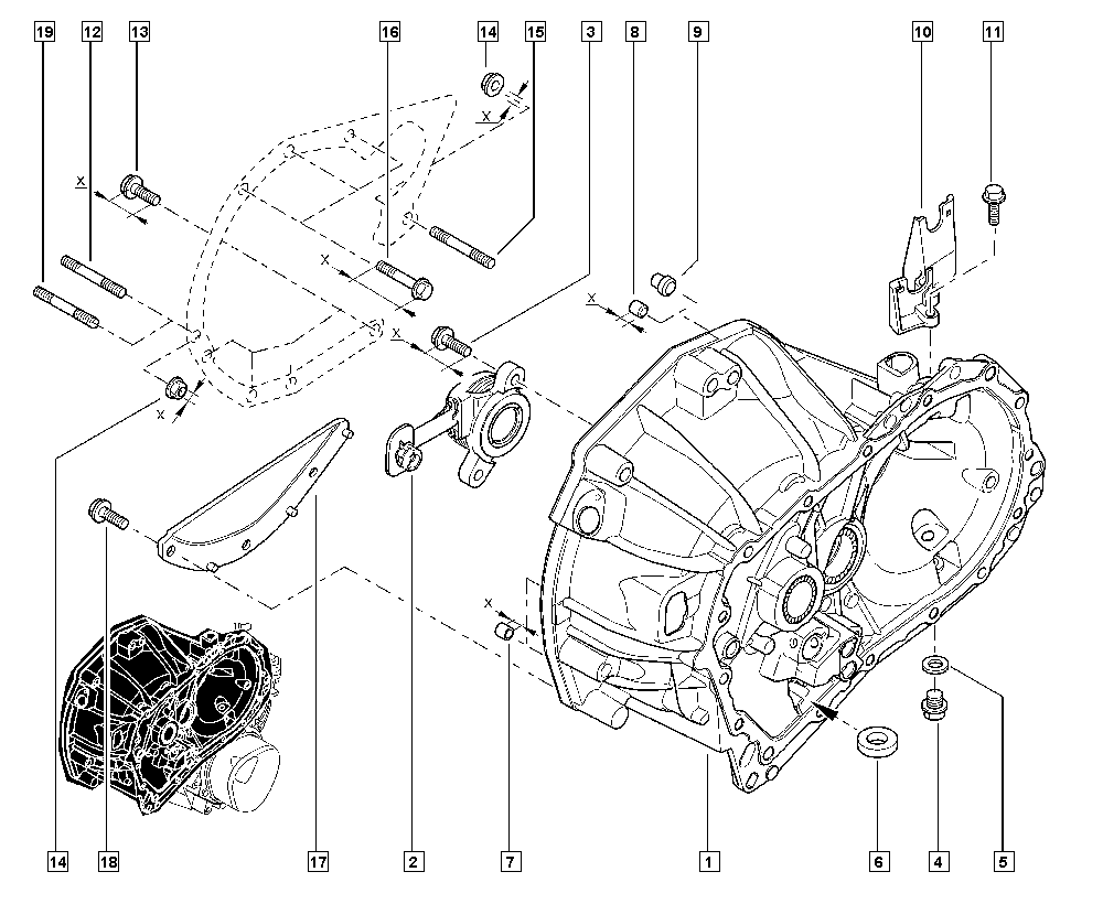 RENAULT 306205482R - Центральный выключатель, система сцепления parts5.com