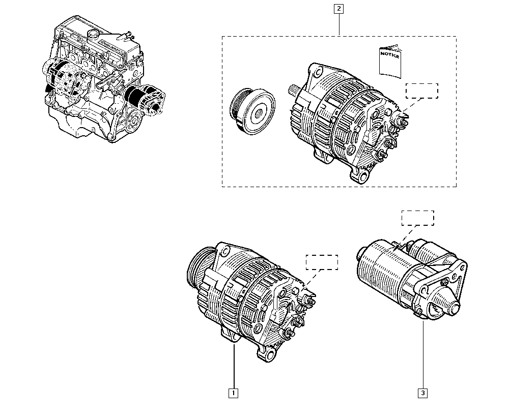 RENAULT 77 01 477 693 - Генератор parts5.com