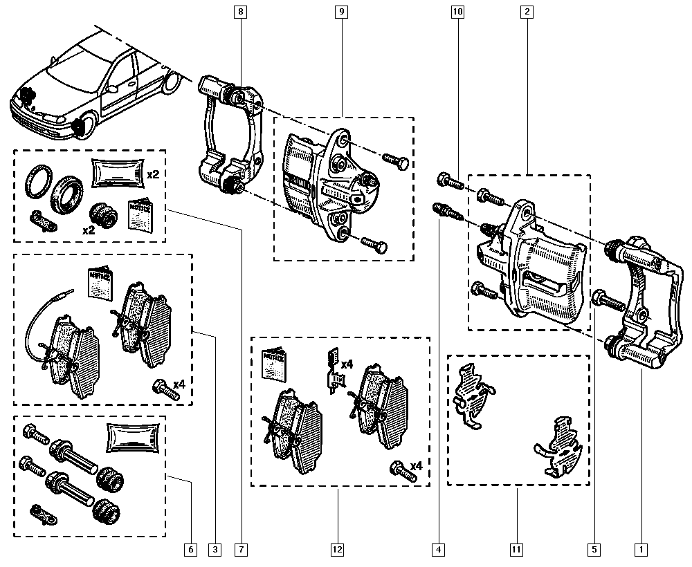 RENAULT 7701035890 - Комплект направляющей гильзы parts5.com