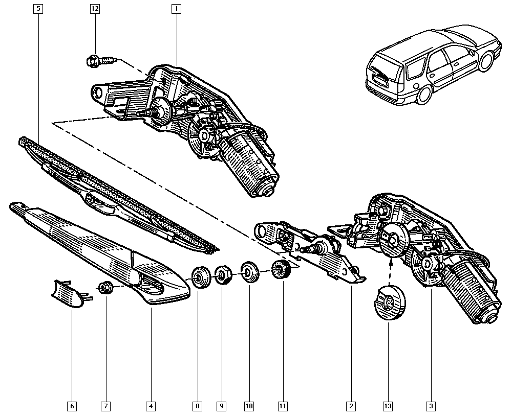 RENAULT 7701045747 - Wiper Blade parts5.com