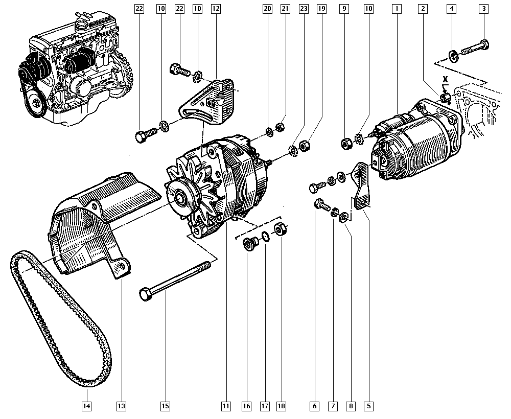 RENAULT 77 00 871 057 - Стартер parts5.com